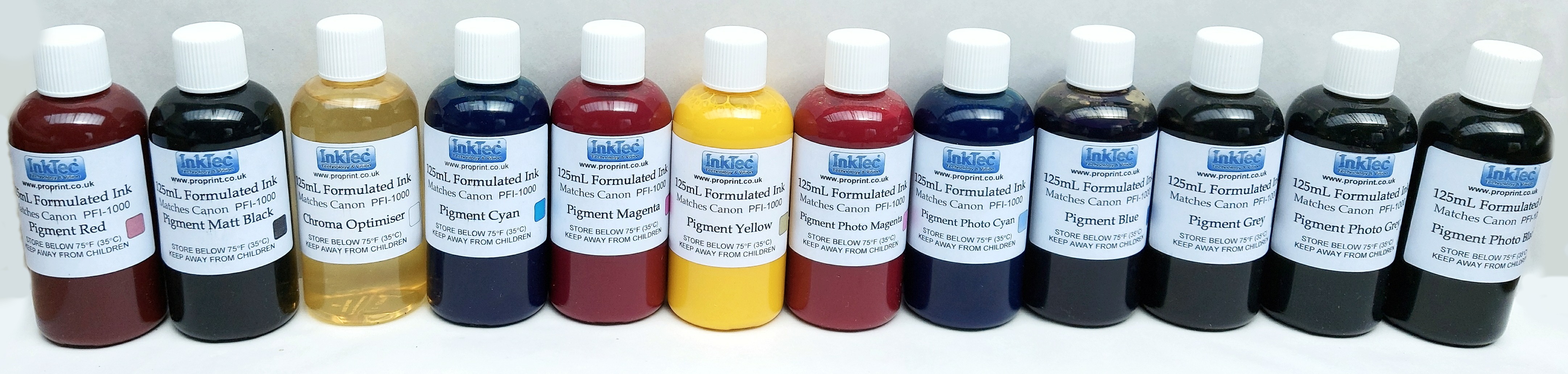Canon ImagePROGRAF Bottles of Refill ink